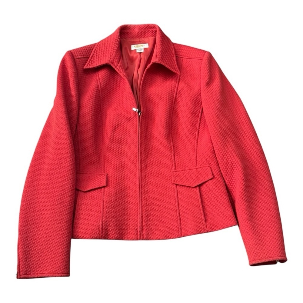 Talbots Red Blazer Tailored Suit Jacket - Picture 5 of 9